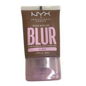 NYX Foundation Bare With Me Blur Medium Coverage Shade Rich